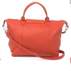 Longchamp Medium crossbody hobo bag orange